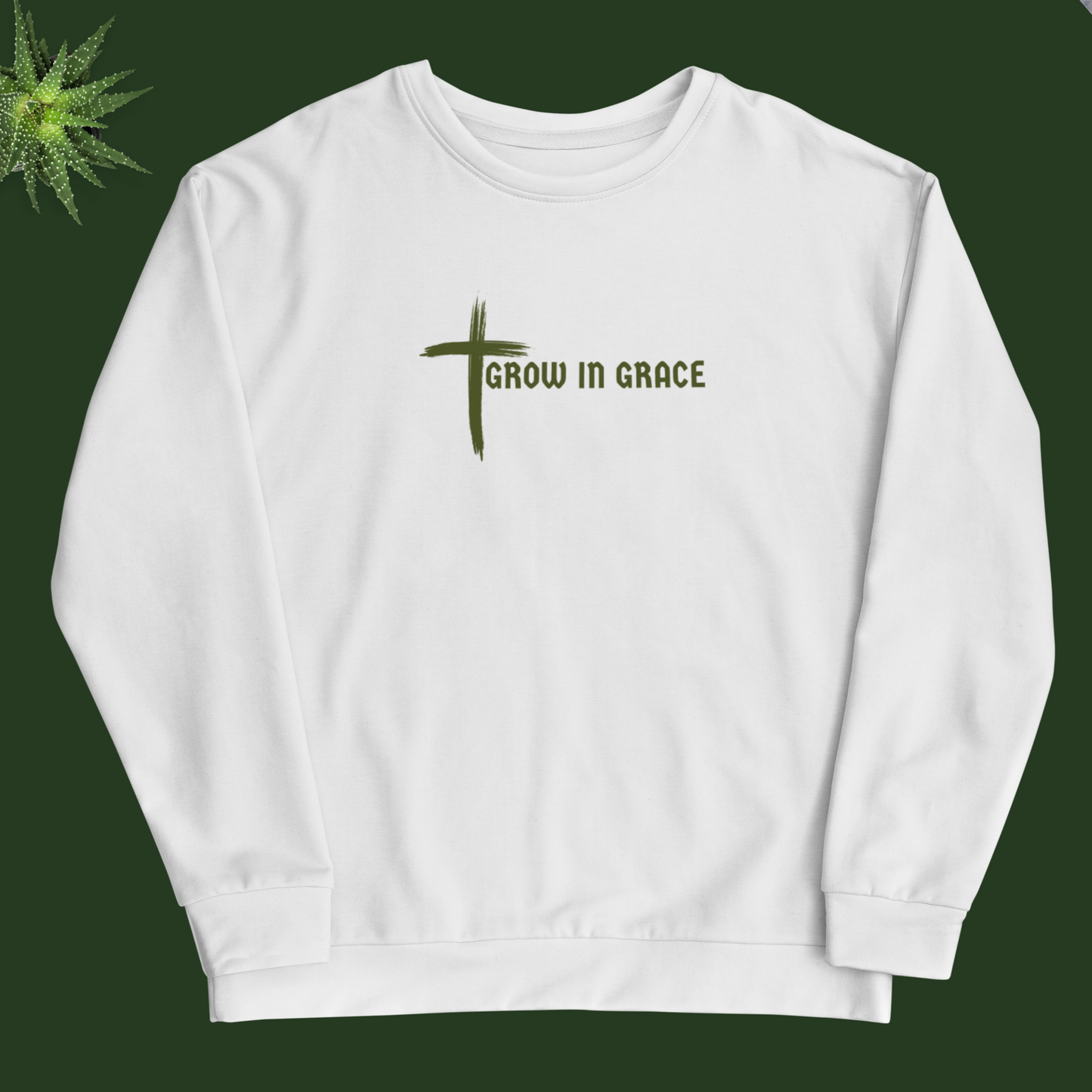 Grow in Grace (Unisex Sweatshirt)